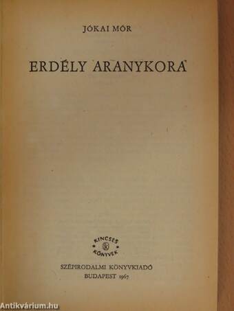 Erdély aranykora