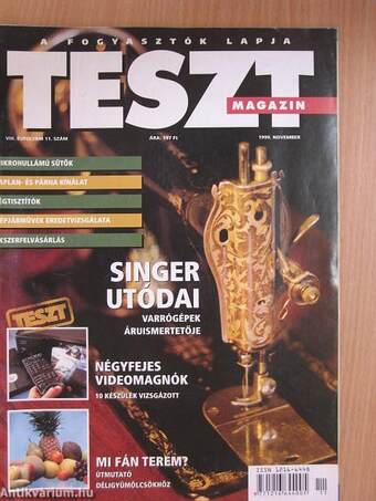 Teszt Magazin 1999. (nem teljes évfolyam)