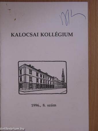 Kalocsai Kollégium 1996/8.