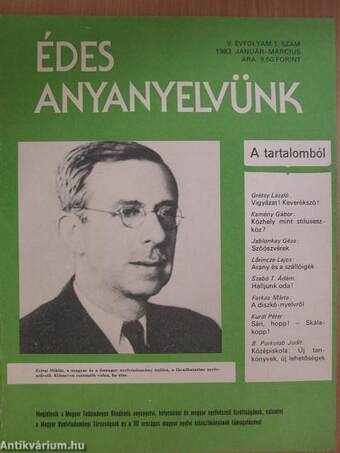 Édes anyanyelvünk 1983. január-december