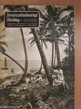 Természettudományi Közlöny 1960. augusztus