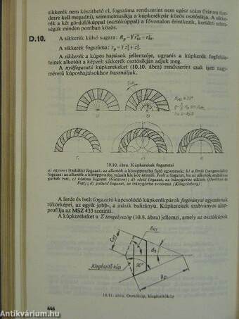 Gépipari táblázatok