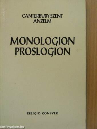 Monologion proslogion