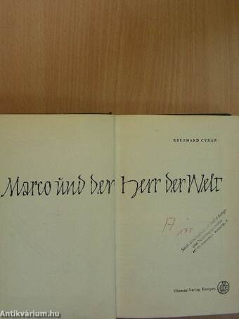 Marco und der Herr der Welt