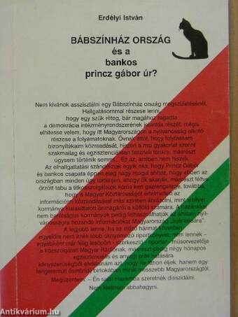 Bábszínház ország és a bankos princz gábor úr?