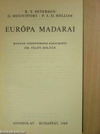 Európa madarai