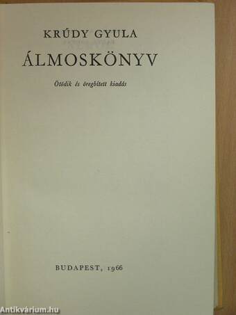 Álmoskönyv