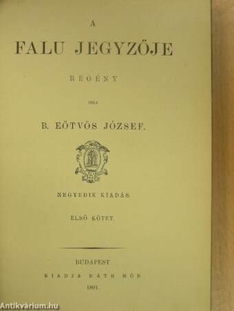 A falu jegyzője I-III.