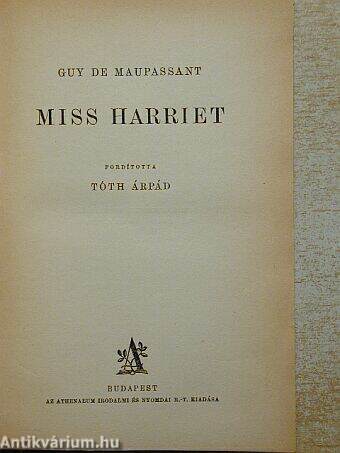 Miss Harriet