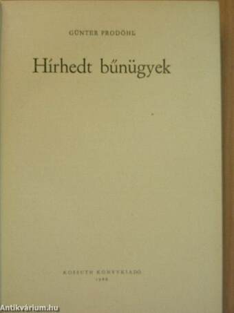 Hírhedt bűnügyek