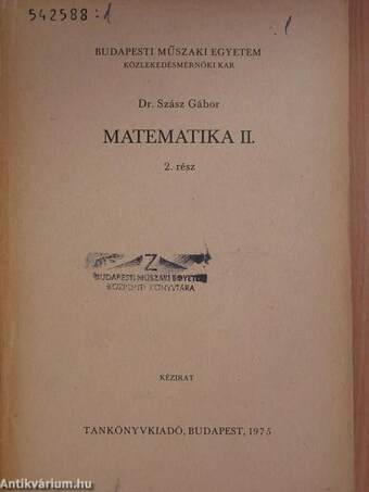 Matematika II/2.