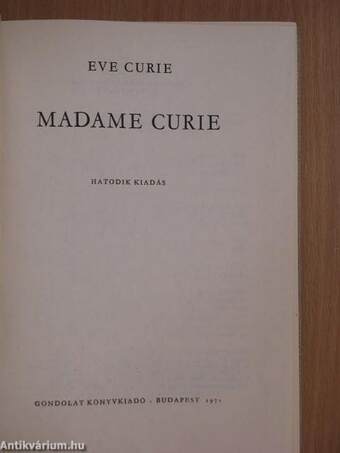 Madame Curie