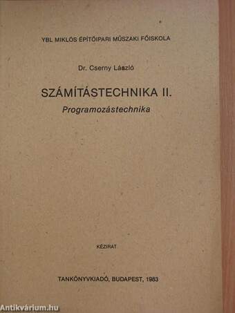 Számítástechnika II.