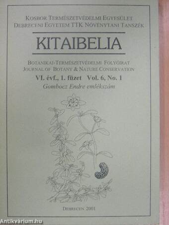 Kitaibelia 2001/1