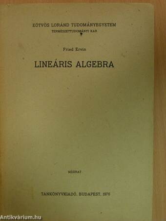 Lineáris algebra