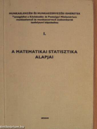 A matematikai statisztika alapjai