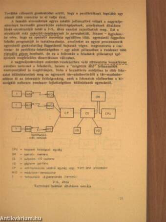 A digitális számítógépek rendszertechnikai felépítése