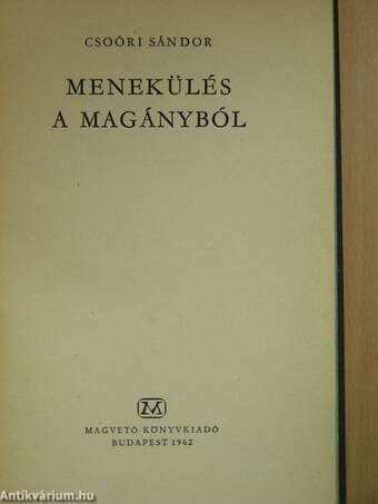 Menekülés a magányból