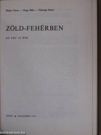 Zöld-fehérben