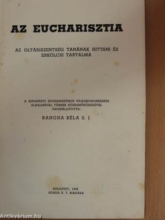 Az eucharisztia