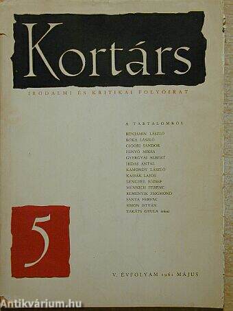 Kortárs 1961. május