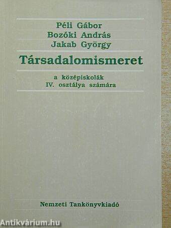 Társadalomismeret IV.