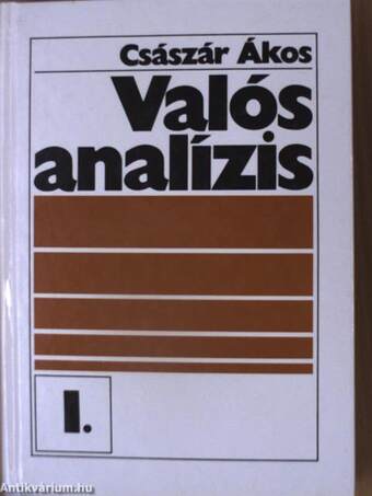 Valós analízis I-II.