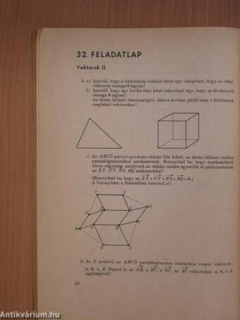 Matematika feladatlapok I.