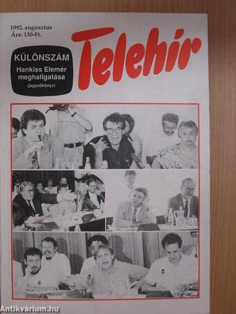 Telehír 1992. augusztus