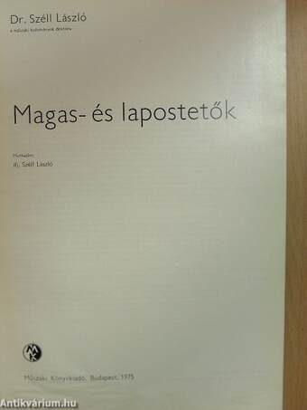 Magas- és lapostetők