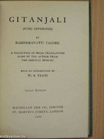 Gitanjali (Song offerings)