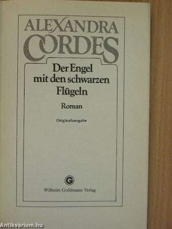 Der Engel mit den schwarzen Flügeln