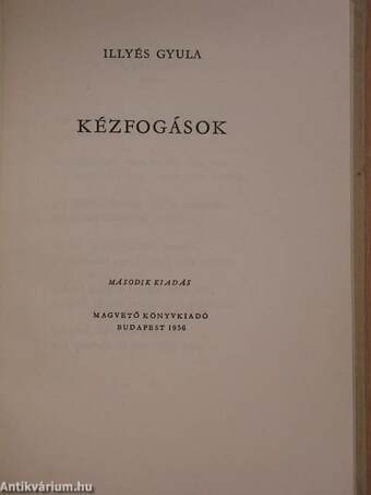 Kézfogások