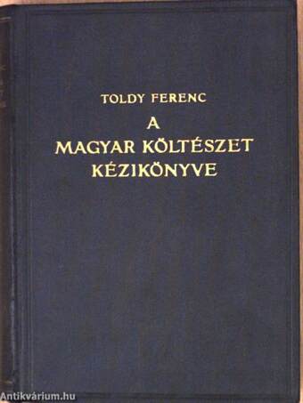 A magyar költészet kézikönyve III. (töredék)