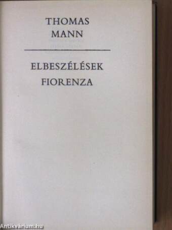 Elbeszélések/Fiorenza