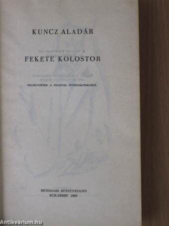 Fekete kolostor