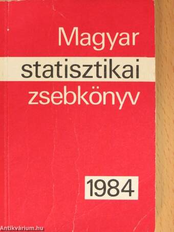 Magyar statisztikai zsebkönyv 1984.