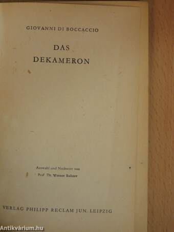 Das Dekameron