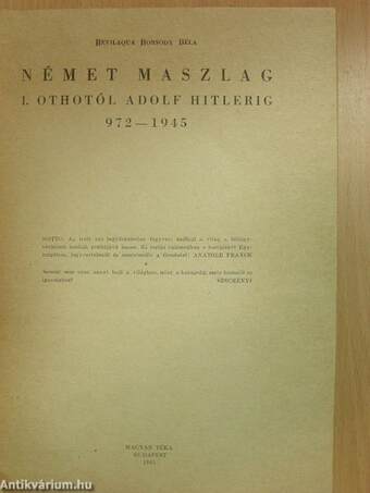 Német maszlag