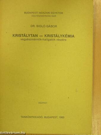 Kristálytan - kristálykémia