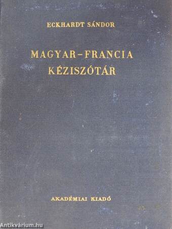 Magyar-francia kéziszótár