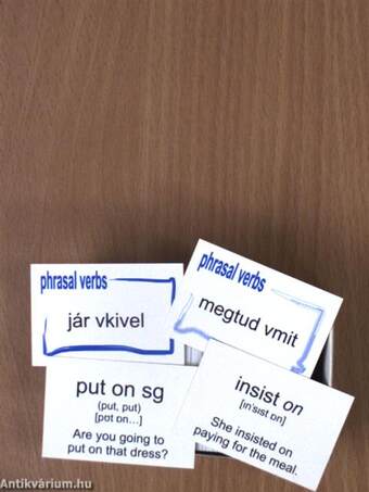 Magyar-angol szótanuló kártya - Phrasal-verbs/Prepositions