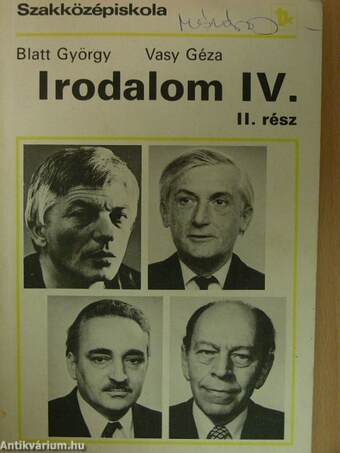 Irodalom IV./II.