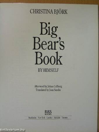 Big Bear's Book