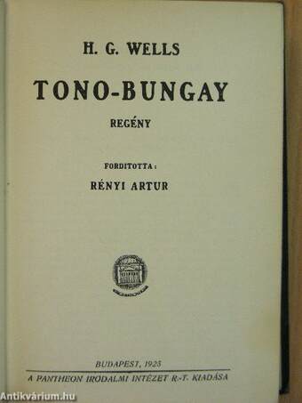 Tono-Bungay