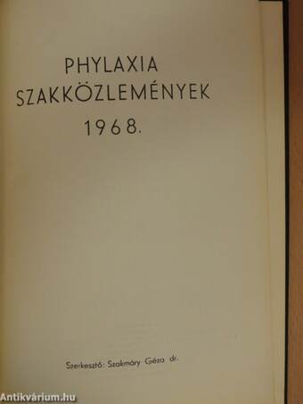 Phylaxia szakközlemények 1968