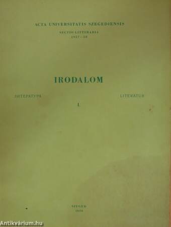 Irodalom I.