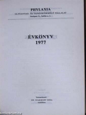 Phylaxia évkönyv 1977