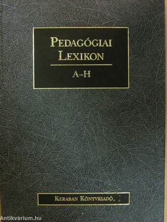 Pedagógiai Lexikon I-III.