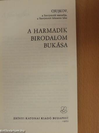 A Harmadik Birodalom bukása